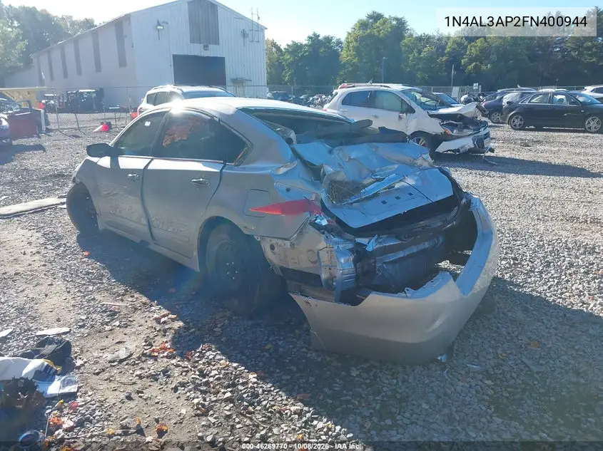 2015 NISSAN ALTIMA VIN 1N4AL3AP2FN400944 — фото 3
