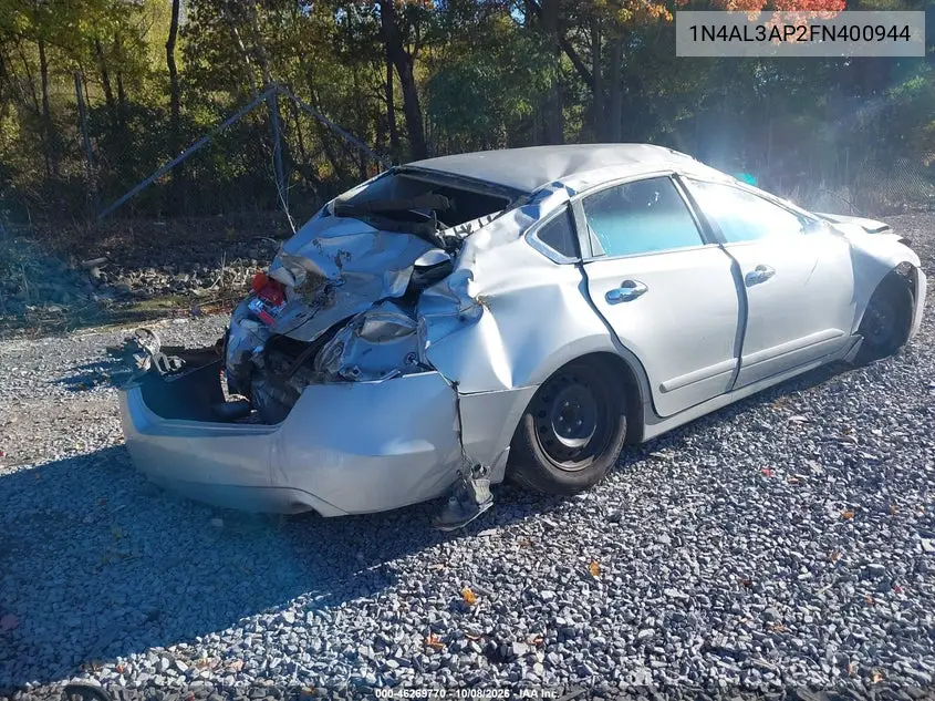 2015 NISSAN ALTIMA VIN 1N4AL3AP2FN400944 — фото 4