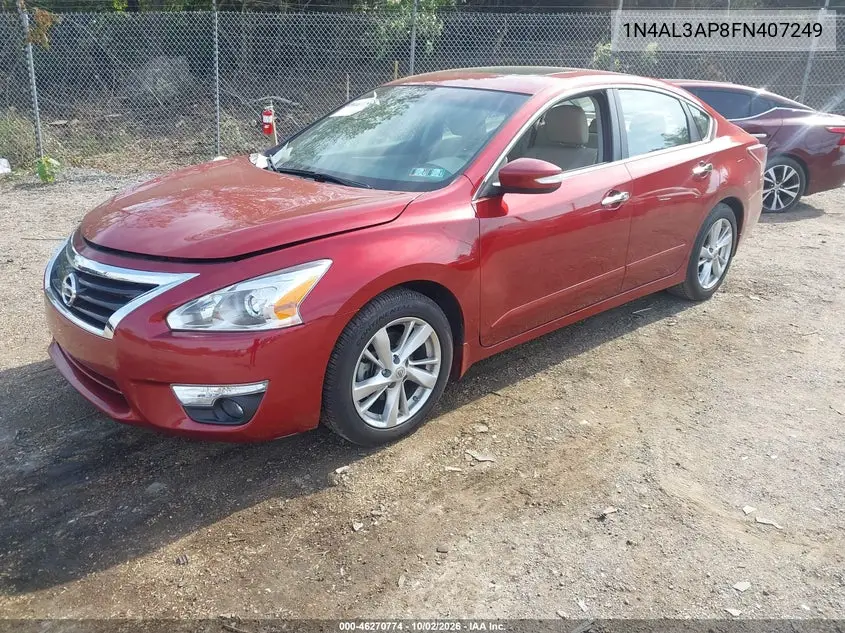 2015 NISSAN ALTIMA VIN 1N4AL3AP8FN407249 — фото 2