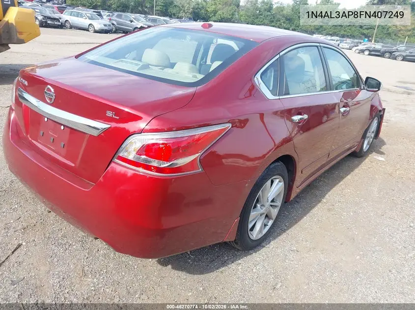 2015 NISSAN ALTIMA VIN 1N4AL3AP8FN407249 — фото 4
