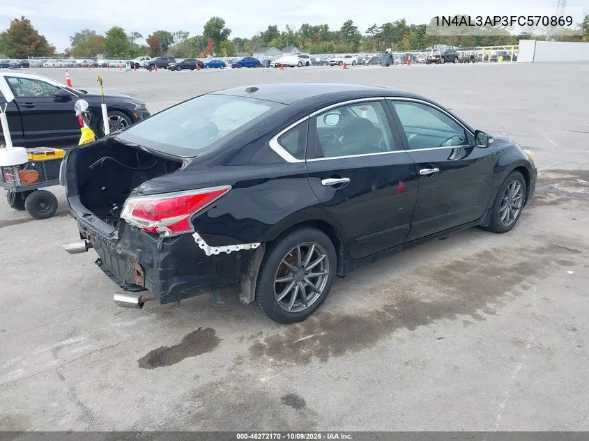 2015 NISSAN ALTIMA VIN 1N4AL3AP3FC570869 — фото 4