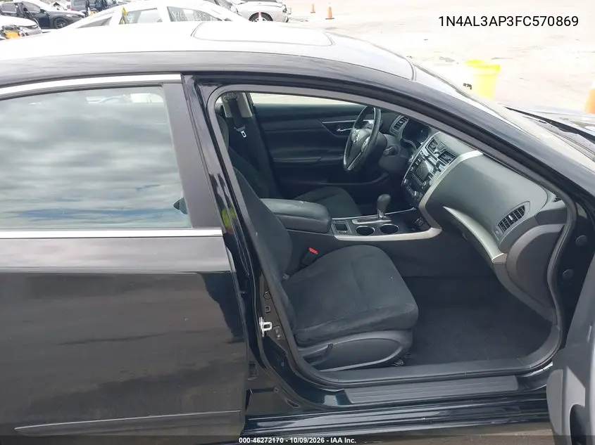 2015 NISSAN ALTIMA VIN 1N4AL3AP3FC570869 — фото 5
