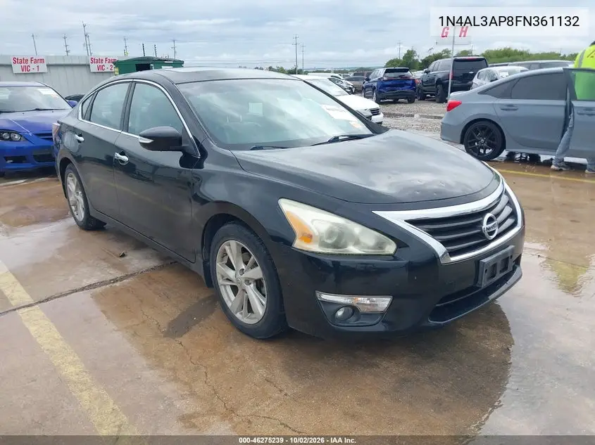 NISSAN ALTIMA 2015, VIN 1N4AL3AP8FN361132