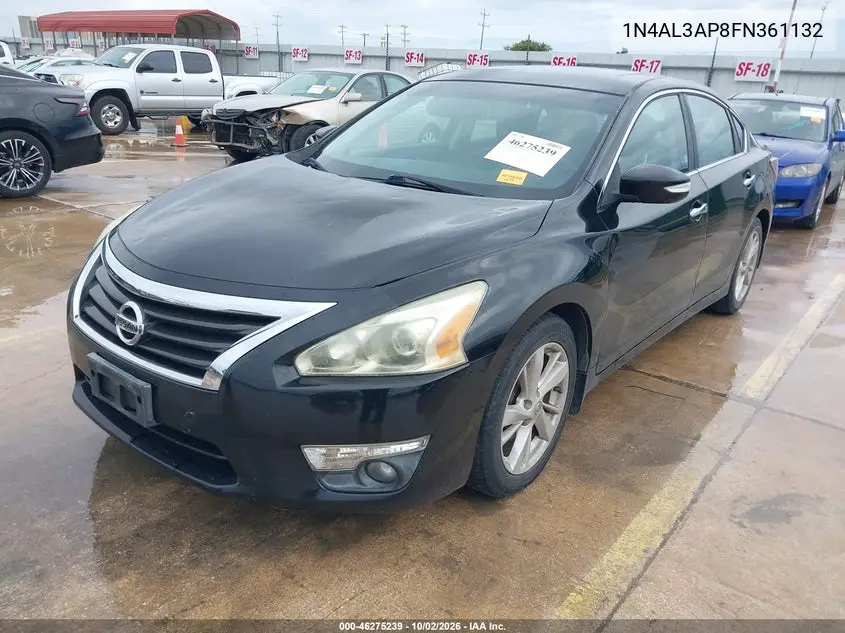 2015 NISSAN ALTIMA VIN 1N4AL3AP8FN361132 — фото 2