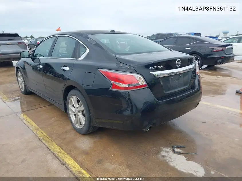 2015 NISSAN ALTIMA VIN 1N4AL3AP8FN361132 — фото 3