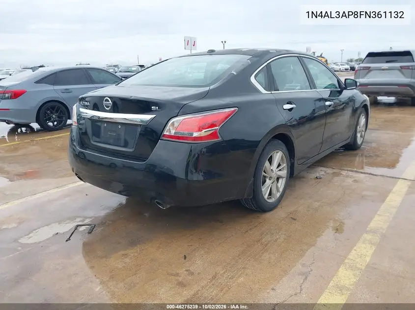 2015 NISSAN ALTIMA VIN 1N4AL3AP8FN361132 — фото 4