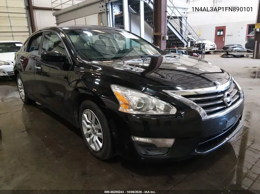 NISSAN ALTIMA 2015, VIN 1N4AL3AP1FN890101