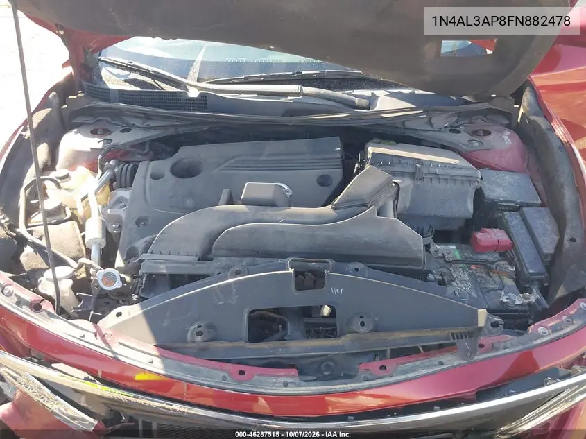 2015 NISSAN ALTIMA VIN 1N4AL3AP8FN882478 — фото 10
