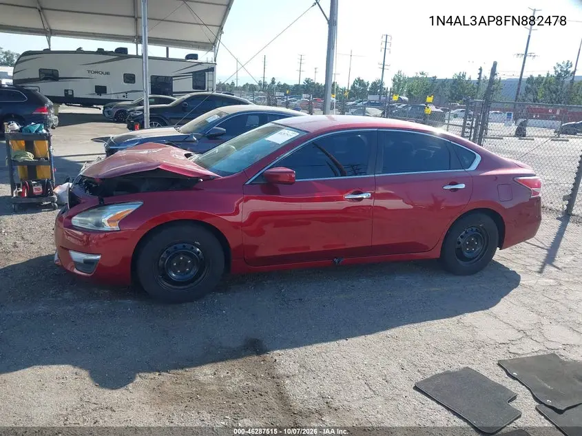 2015 NISSAN ALTIMA VIN 1N4AL3AP8FN882478 — фото 14
