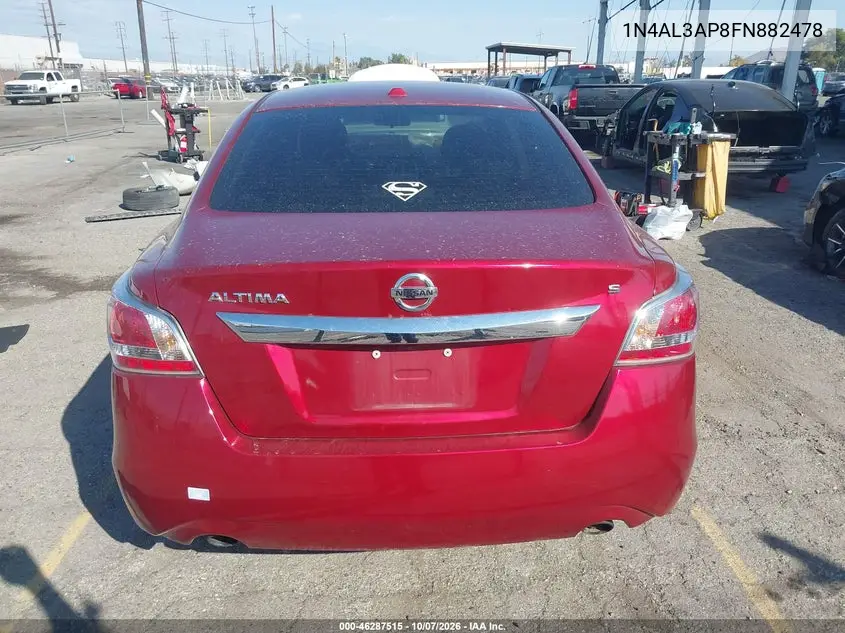 2015 NISSAN ALTIMA VIN 1N4AL3AP8FN882478 — фото 16