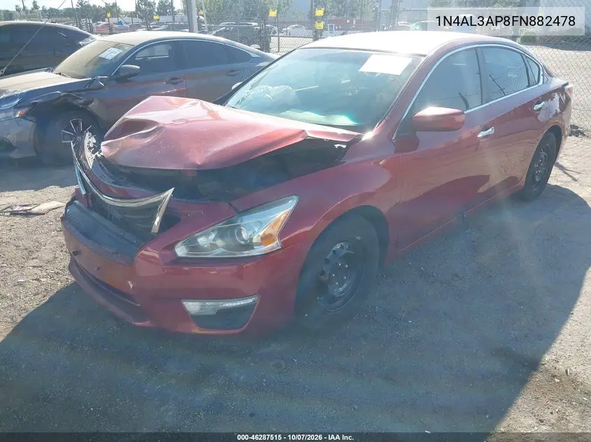 2015 NISSAN ALTIMA VIN 1N4AL3AP8FN882478 — фото 2