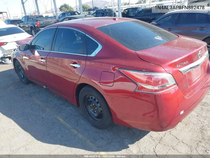 2015 NISSAN ALTIMA VIN 1N4AL3AP8FN882478 — фото 3