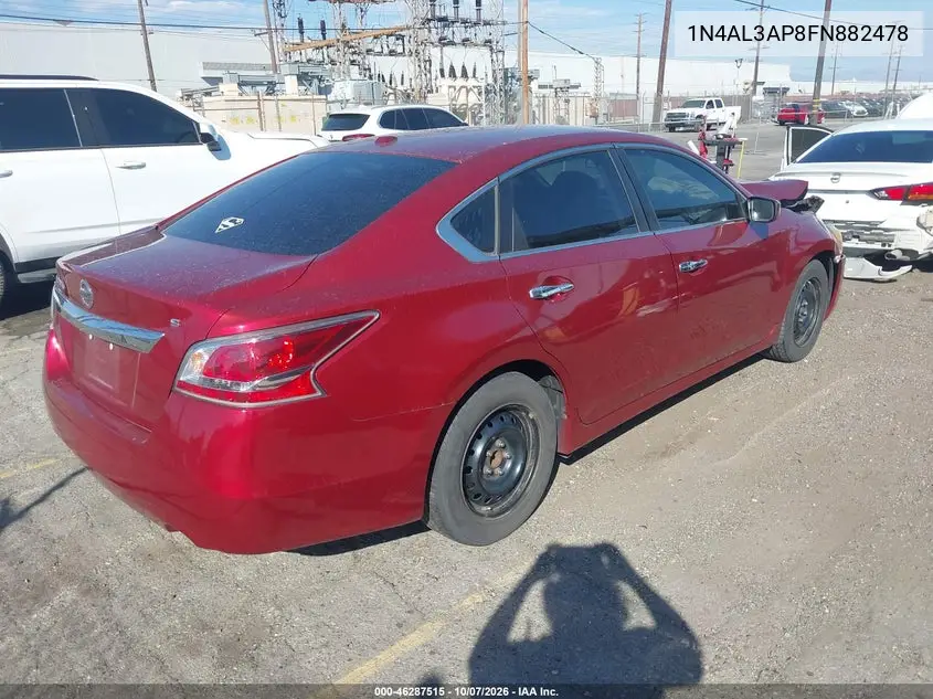 2015 NISSAN ALTIMA VIN 1N4AL3AP8FN882478 — фото 4