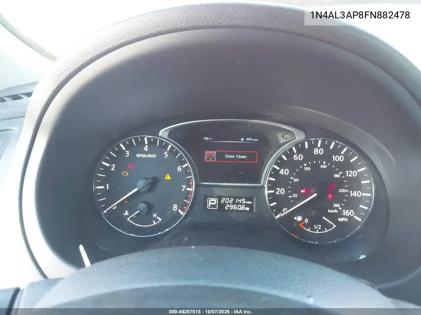 2015 NISSAN ALTIMA VIN 1N4AL3AP8FN882478 — фото 7