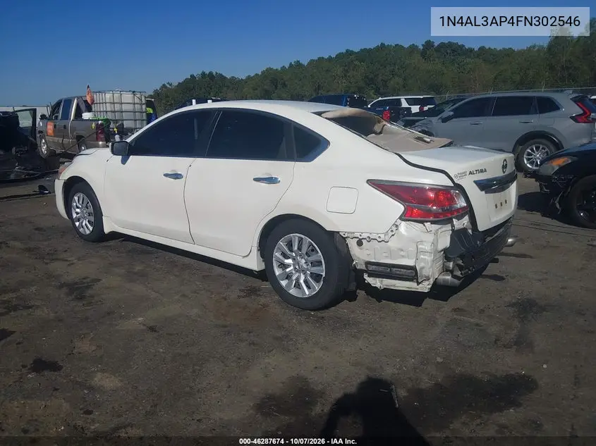 2015 NISSAN ALTIMA VIN 1N4AL3AP4FN302546 — фото 3