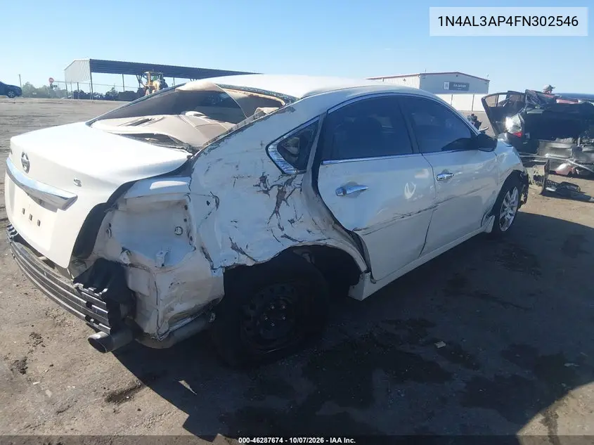 2015 NISSAN ALTIMA VIN 1N4AL3AP4FN302546 — фото 4