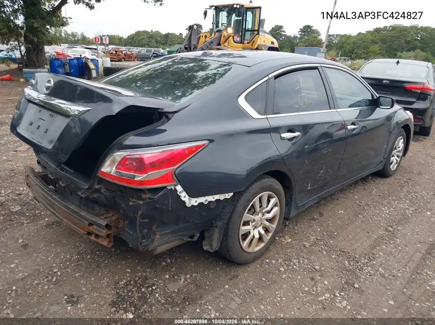 2015 NISSAN ALTIMA VIN 1N4AL3AP3FC424827 — фото 4