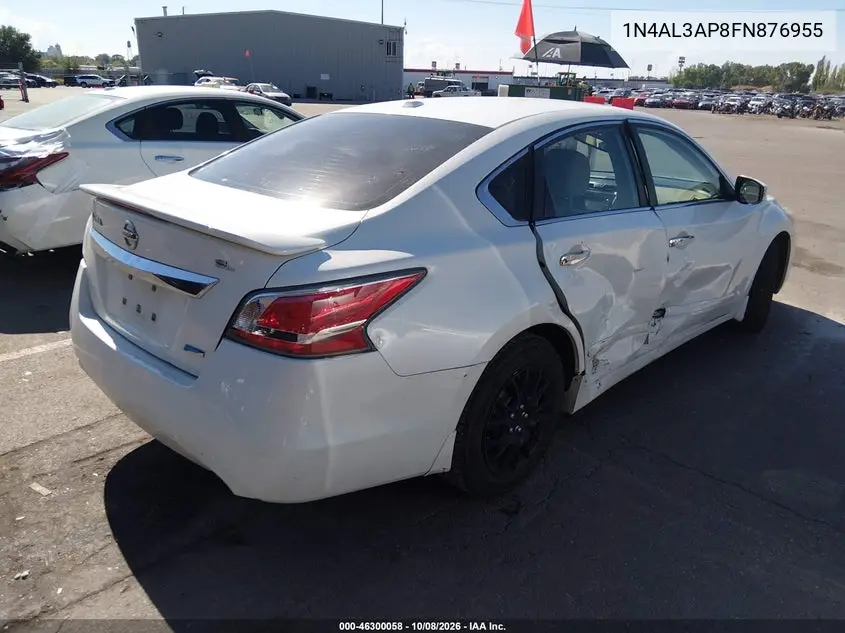 2015 NISSAN ALTIMA VIN 1N4AL3AP8FN876955 — фото 4