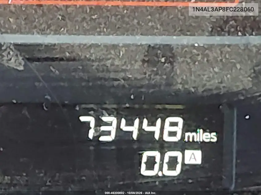 2015 NISSAN ALTIMA VIN 1N4AL3AP8FC228060 — фото 15