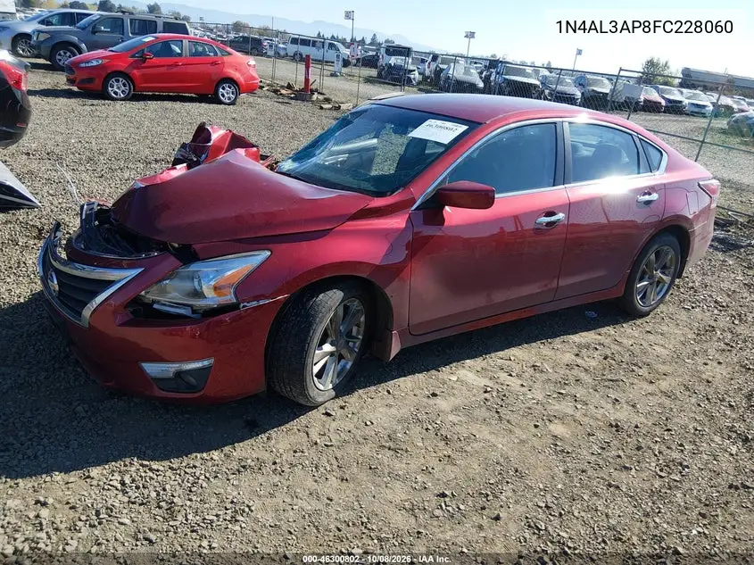 2015 NISSAN ALTIMA VIN 1N4AL3AP8FC228060 — фото 2