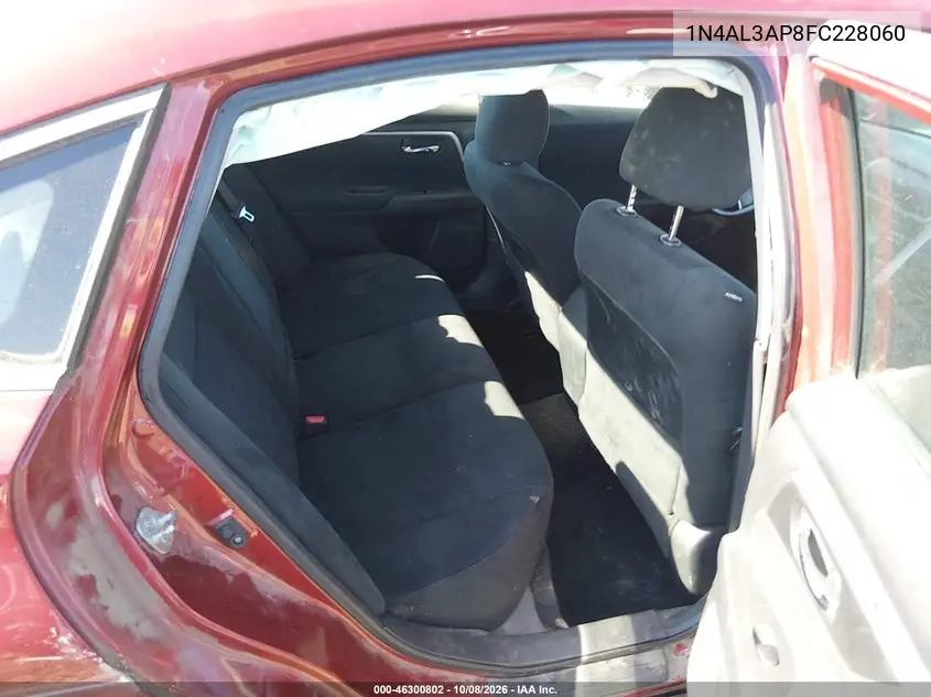 2015 NISSAN ALTIMA VIN 1N4AL3AP8FC228060 — фото 8