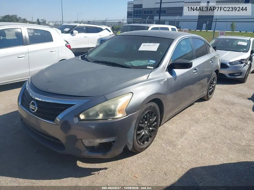 2015 NISSAN ALTIMA VIN 1N4AL3AP7FC239244 — фото 2