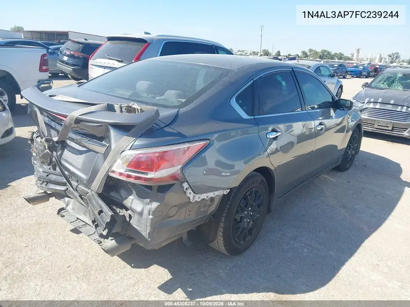 2015 NISSAN ALTIMA VIN 1N4AL3AP7FC239244 — фото 4