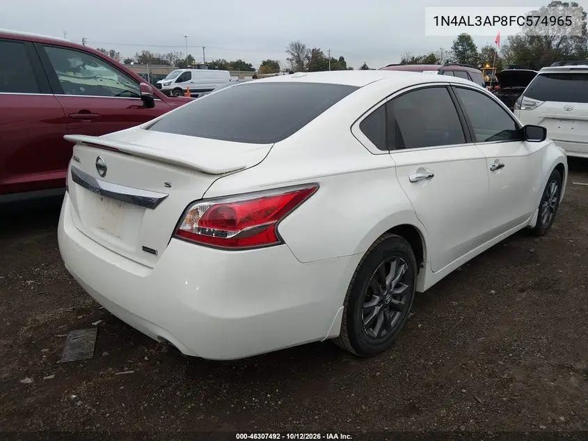 2015 NISSAN ALTIMA VIN 1N4AL3AP8FC574965 — фото 4