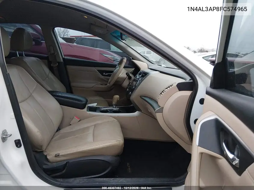 2015 NISSAN ALTIMA VIN 1N4AL3AP8FC574965 — фото 5