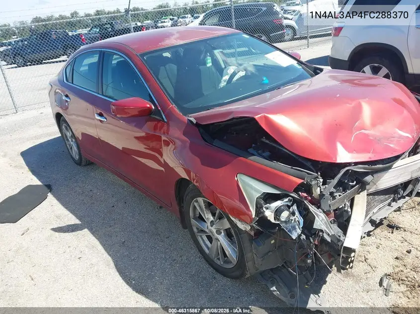 NISSAN ALTIMA 2015, VIN 1N4AL3AP4FC288370