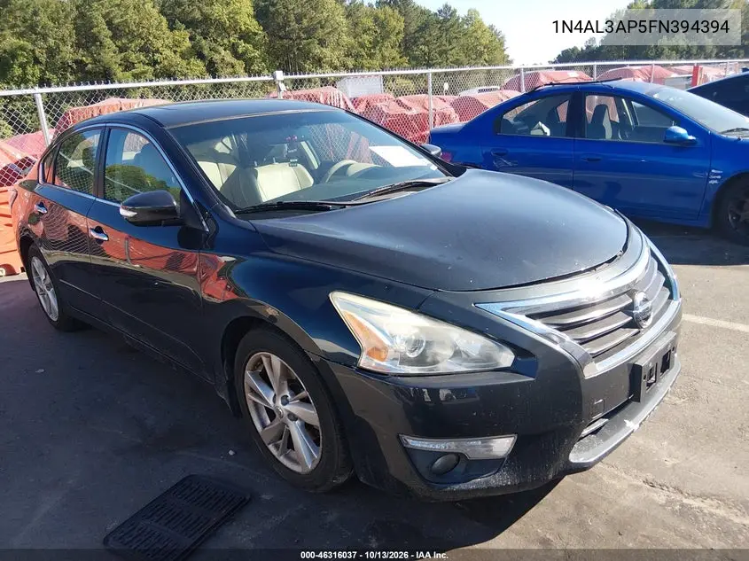 NISSAN ALTIMA 2015, VIN 1N4AL3AP5FN394394