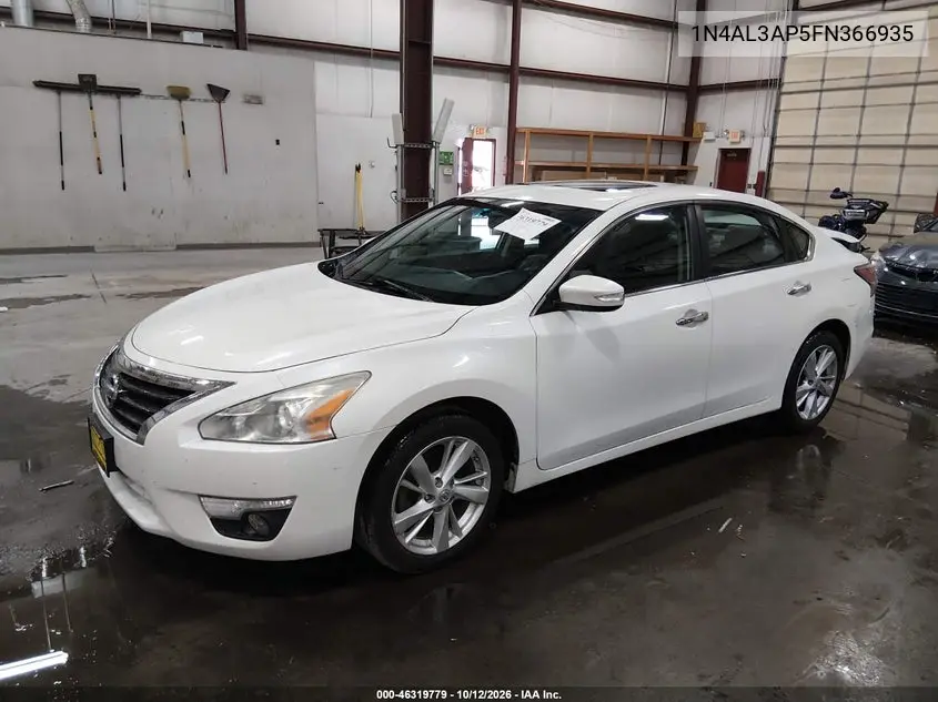 2015 NISSAN ALTIMA VIN 1N4AL3AP5FN366935 — фото 2