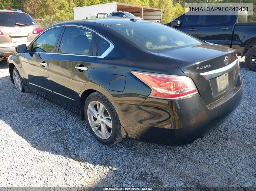 2015 NISSAN ALTIMA VIN 1N4AL3AP9FC443401 — фото 3
