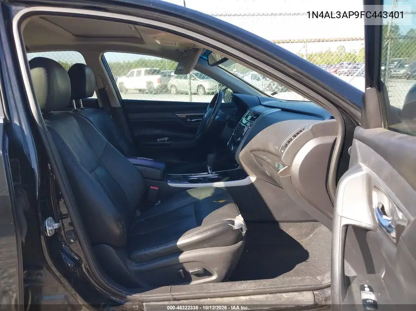 2015 NISSAN ALTIMA VIN 1N4AL3AP9FC443401 — фото 5