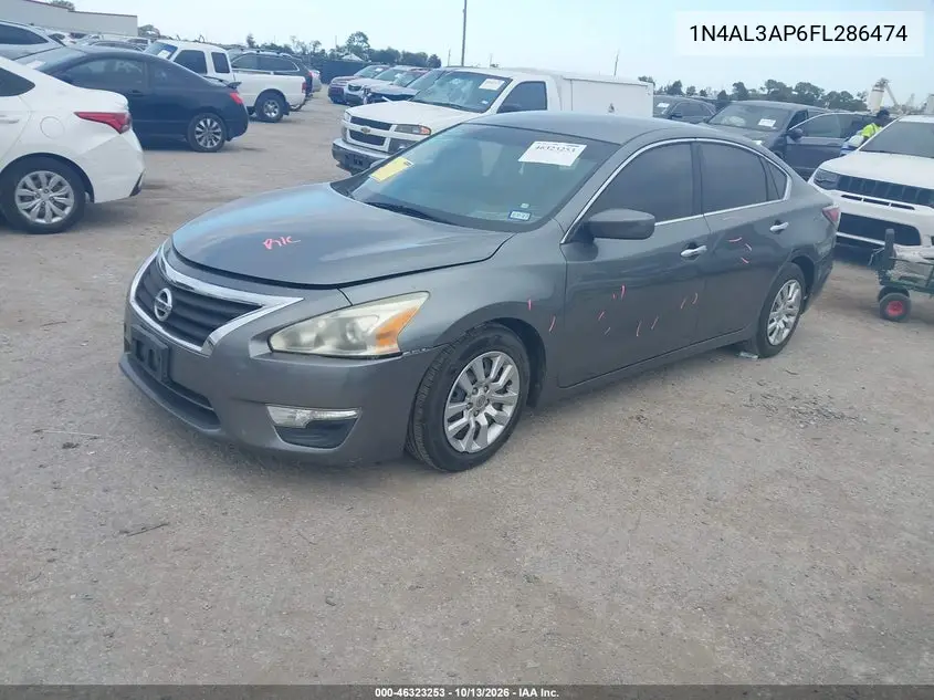 2015 NISSAN ALTIMA VIN 1N4AL3AP6FC286474 — фото 2