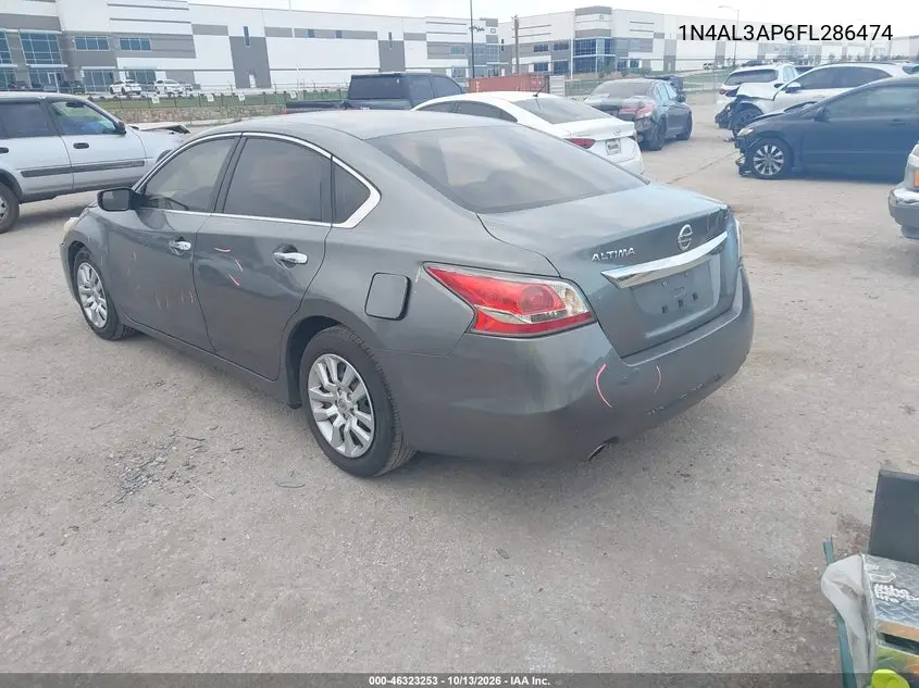 2015 NISSAN ALTIMA VIN 1N4AL3AP6FC286474 — фото 3