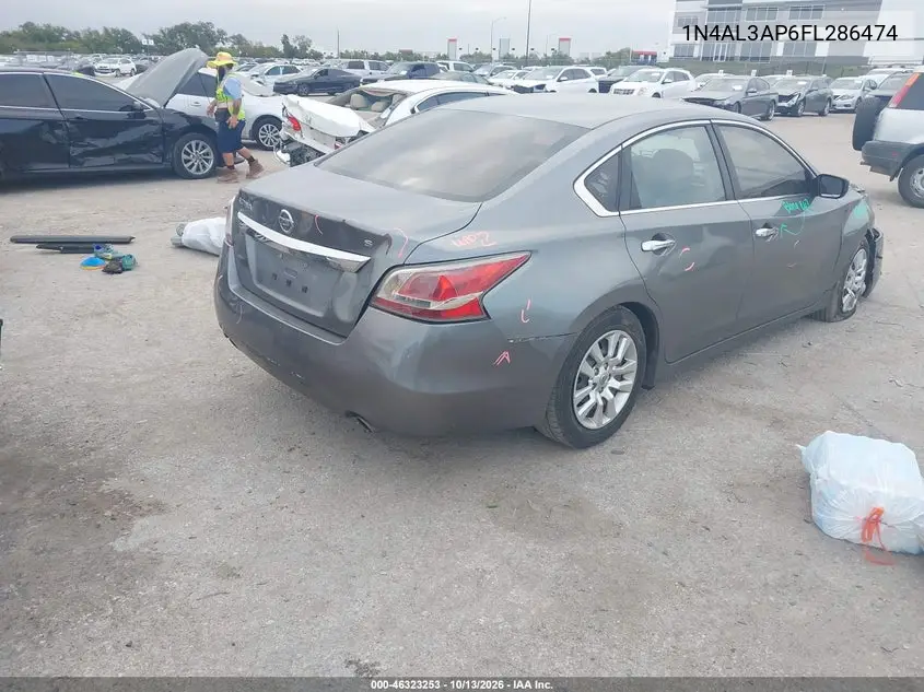 2015 NISSAN ALTIMA VIN 1N4AL3AP6FC286474 — фото 4