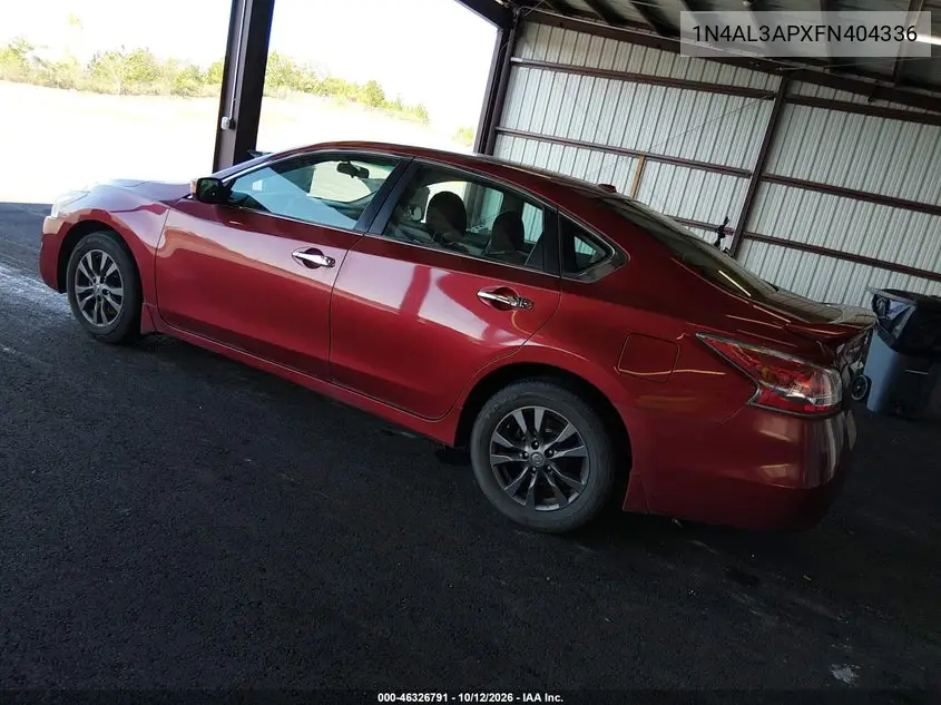 2015 NISSAN ALTIMA VIN 1N4AL3APXFN404336 — фото 3