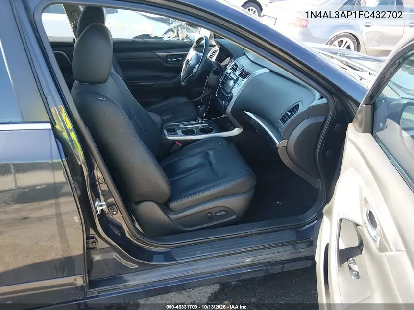 2015 NISSAN ALTIMA VIN 1N4AL3AP1FC432702 — фото 5