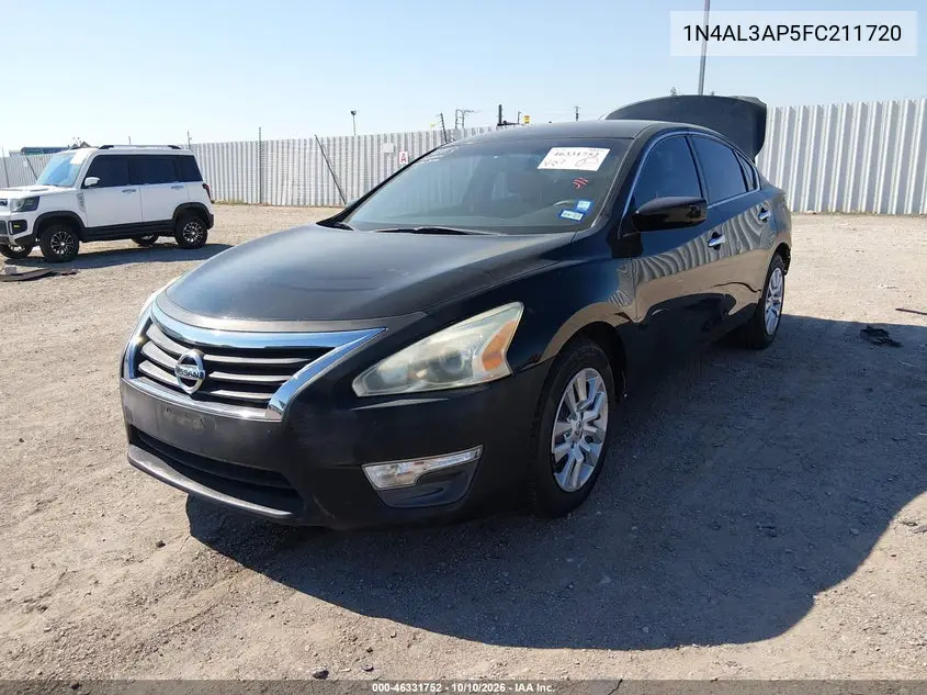 2015 NISSAN ALTIMA VIN 1N4AL3AP5FC211720 — фото 2