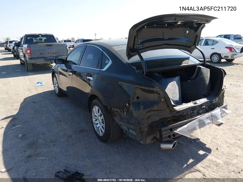 2015 NISSAN ALTIMA VIN 1N4AL3AP5FC211720 — фото 3