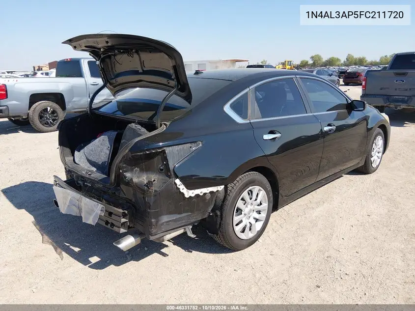 2015 NISSAN ALTIMA VIN 1N4AL3AP5FC211720 — фото 4