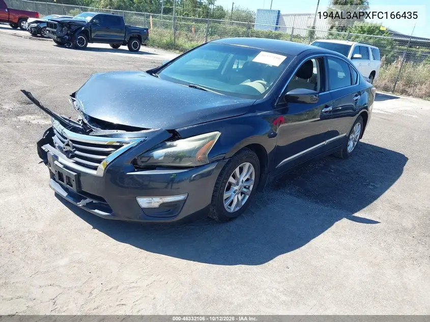 2015 NISSAN ALTIMA VIN 194AL3APXFC166435 — фото 2