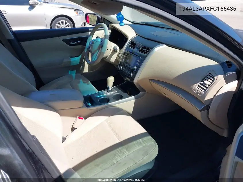 2015 NISSAN ALTIMA VIN 194AL3APXFC166435 — фото 5