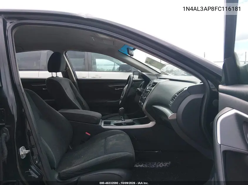 2015 NISSAN ALTIMA VIN 1N4AL3AP8FC116181 — фото 5