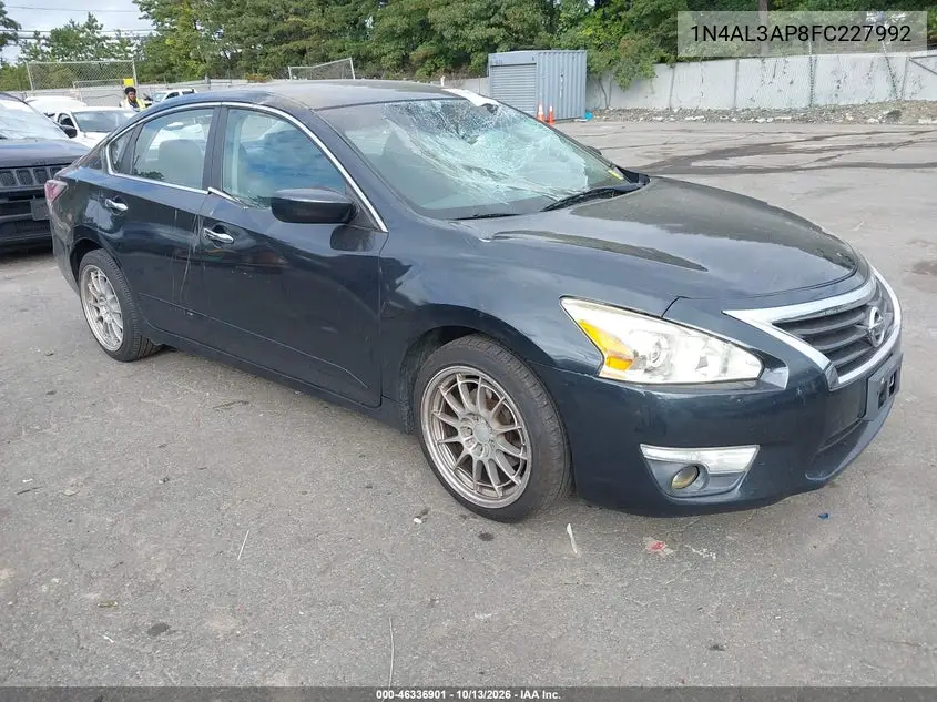 NISSAN ALTIMA 2015, VIN 1N4AL3AP8FC227992