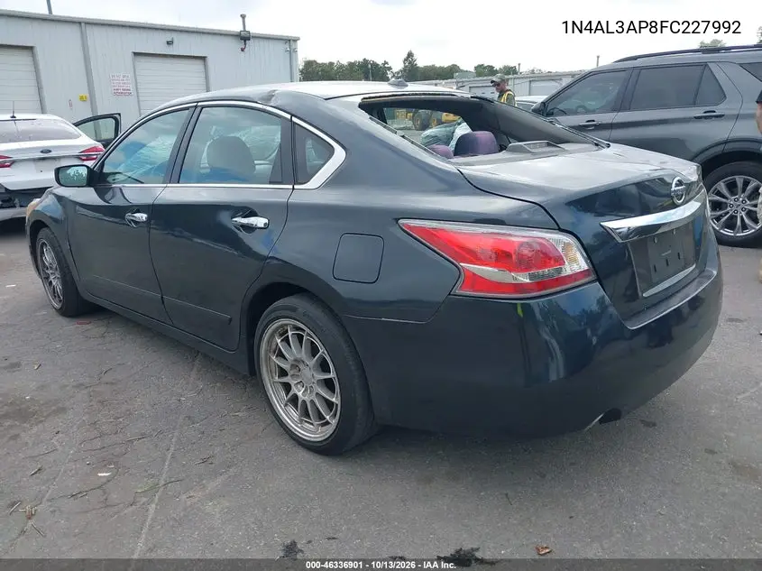 2015 NISSAN ALTIMA VIN 1N4AL3AP8FC227992 — фото 3