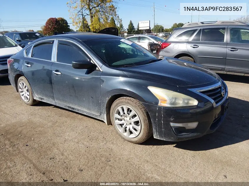 NISSAN ALTIMA 2015, VIN 1N4AL3AP9FC283567