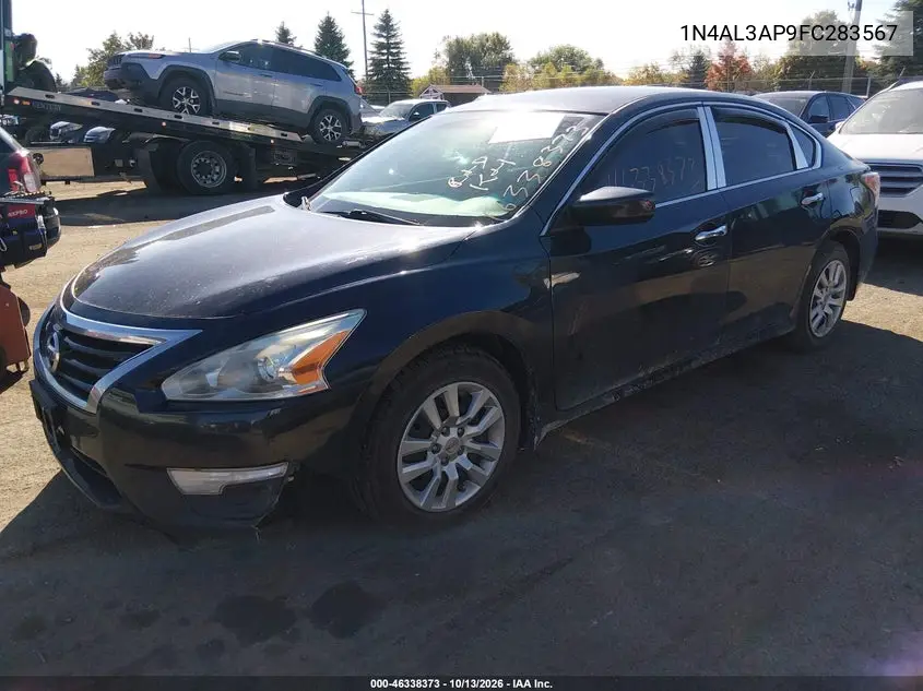 2015 NISSAN ALTIMA VIN 1N4AL3AP9FC283567 — фото 2