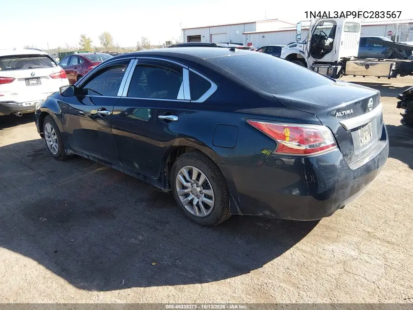 2015 NISSAN ALTIMA VIN 1N4AL3AP9FC283567 — фото 3